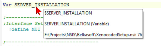 Tooltip NSIS