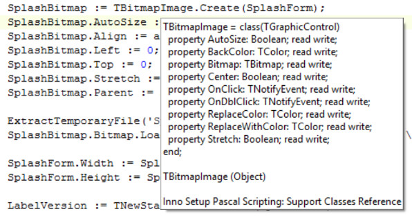 intellisense objects