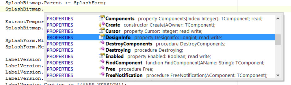 Code Insight Member Completion