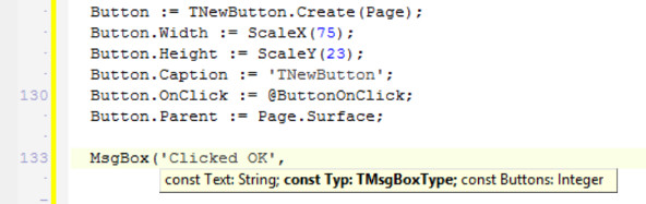 Parameter Hints